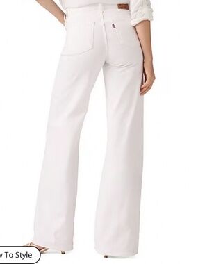 Levi's  318 Shaping Wide Leg Women's Jeans Color: Simply White